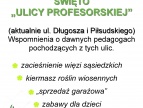 Święto ulicy profesorskiej  - plakat