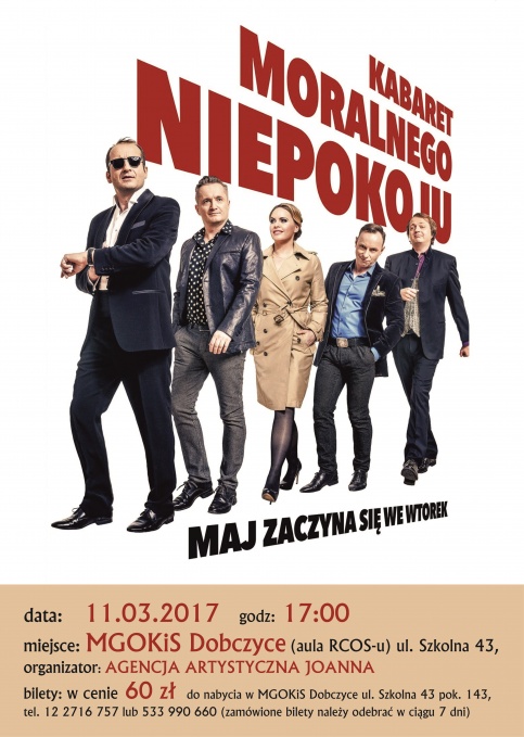 plakat - kabaret moralnego niepokoju