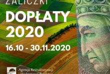 Dopłaty 2020: ruszyły wypłaty zaliczek