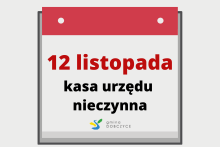 12 listopada kasa urzędu będzie nieczynna