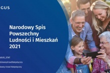  Narodowy Spis Powszechny Ludności i Mieszkań 2021 oraz zdjęcie przestawiające rodzinę