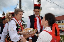 grupa z Sierakowa na dożynkach w Vitanovej