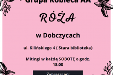 Grupa AA "Róża" zaprasza na spotkania