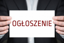 ogłoszenie