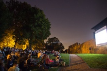 Kino plenerowe w Dobczycach, fot. Łukasz Dąbrowski