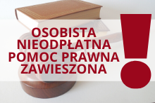 Powiat Myślenicki zawiesza nieodpłatne udzielanie porad prawnych osobiście