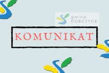 napis komunikat