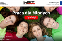 Nabór do projektu "Praca dla Młodych" - plakat promocyjny