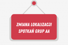 Zmiana lokalizacji spotkań grup AA