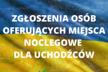 Zgłoszenia osób oferujących miejsca noclegowe dla uchodźców