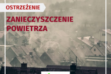 grafika informująca o zanieczyszczeniu powietrza