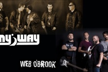 plakat na nim muzycy dwóch zespołów My Way oraz Web o'Brook