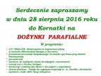 plakat - dożynki w Kornatce 2016