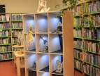 Anioły wypełniły przestrzeń Miejskiej Biblioteki Publicznej w Dobczycach