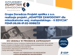 plakat naboru do projektu adapter zawodowy