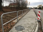 Budowa chodnika przy drodze wojewódzkiej w Sierakowie na finiszu