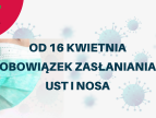 grafika - obowiązek zasłaniania ust i nosa