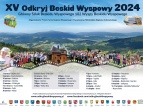 baner informujący oa XV edycji akcji ODKRYJ BESKID WYSPOWY, na dole napis gdzie odbywają się kolejne spotkania