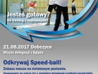 plakat - pokaz speed balla z udziałem Egipcjant