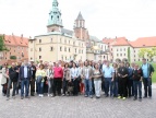 Delegacja niemiecka w Krakowie - jubileusz 20-lecia partnerstwa Dobczyce-Versmold