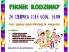 plakat - Sportowy Piknik Rodzinny