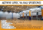 AKTYWNY LIPIEC NA HALI SPORTOWEJ