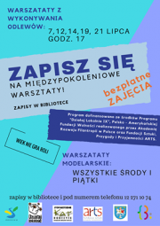 plakat - warsztaty modelarskie