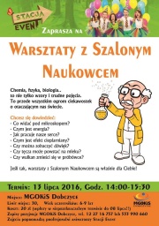 WARSZTATY Z SZALONYM NAUKOWCEM