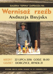 plakat - wystawa rzeźb