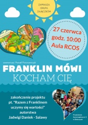 plakat - Franklin mówi kocham cię