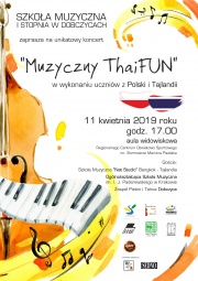 plakat - Muzyczny ThaiFUN