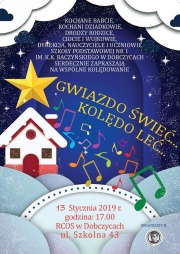 plakat - Gwiazdo świeć, kolędo leć