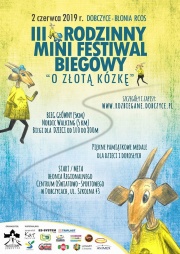 plakat - III Rodzinny Mini Festiwal Biegowy