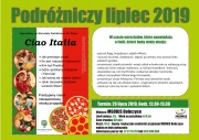 plakat - Warsztaty podróźnicze - Ciao Italia