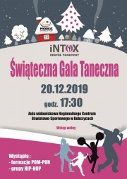 plakat - Świąteczna Gala Intoxu