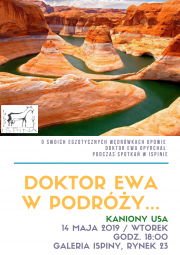 Doktor Ewa w podróży - kaniony w USA