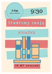 Plakat "Stwórzmy swoją książkę"