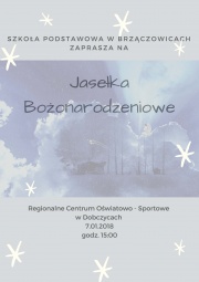 Plakat Jaserłka Bożonarodzeniowe