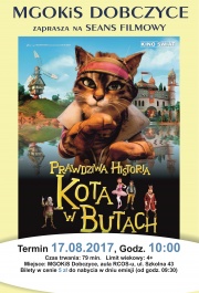 plakat - Prawdziwa historia kota w butach