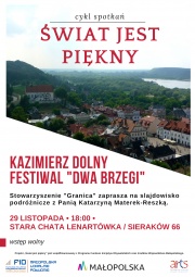 plakat promujący wydarzenie