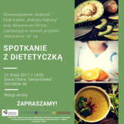 spotkanie z dietetyczką w Starej Chacie Lenartówce