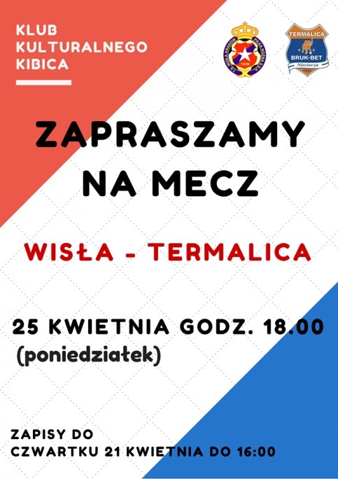 plakat - Wisła - Termalica