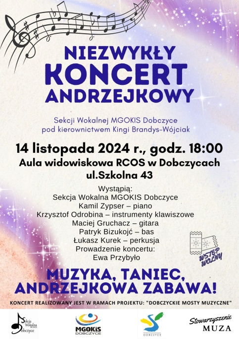 plakat niezykły koncert