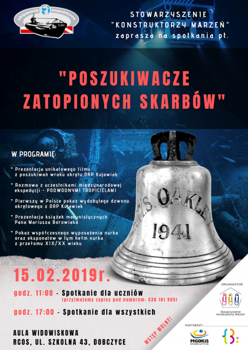 plakat - poszukiwacze zatopionych skarbów