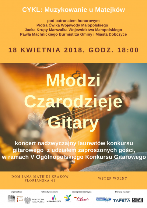 plakat - Młodzi Czarodzieje Gitary