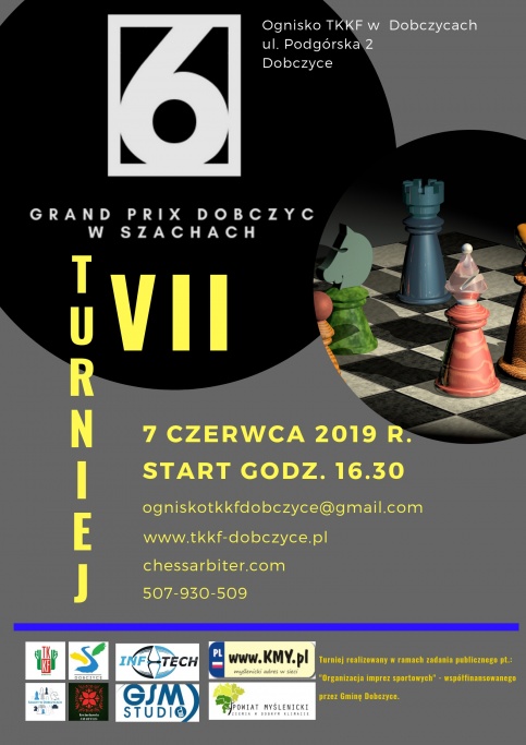 plakat - VII Grand Prix w szachach